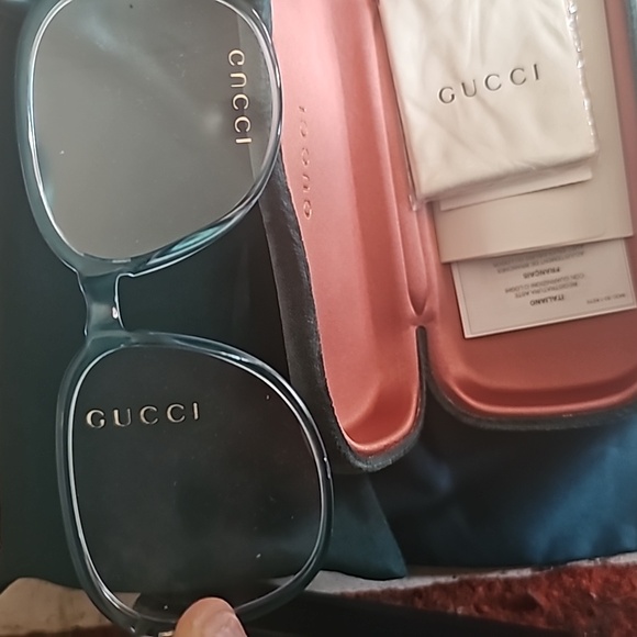 Gucci Blue Optical Frame Glasses - Picture 5 of 5